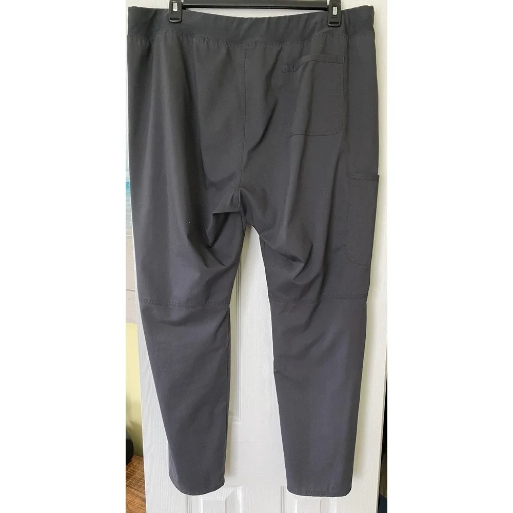 Cherokee Workwear Scrub Pants Gray 2XL Elastic Waist Great Condition